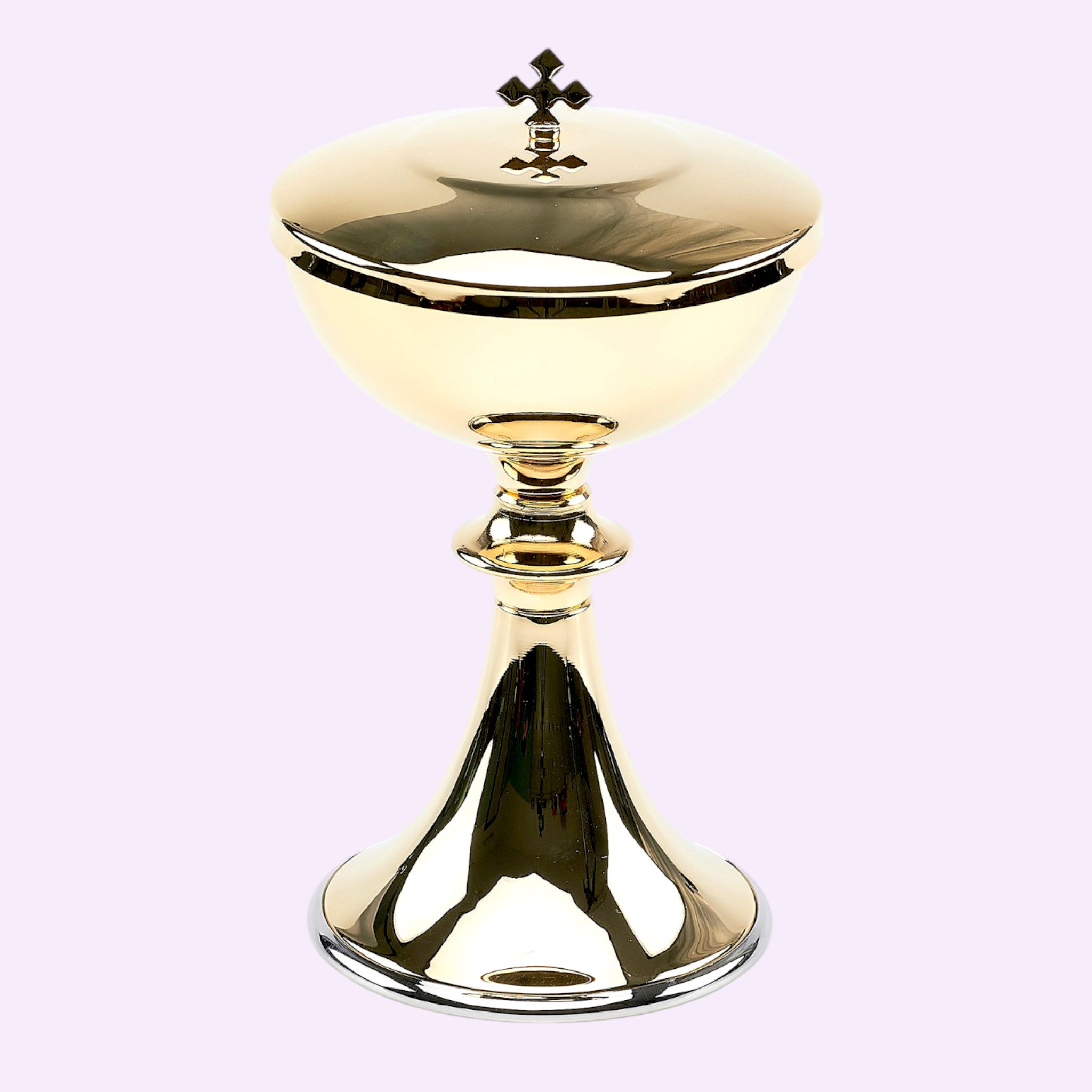 Pisside Classica Ottone h. 20 cm