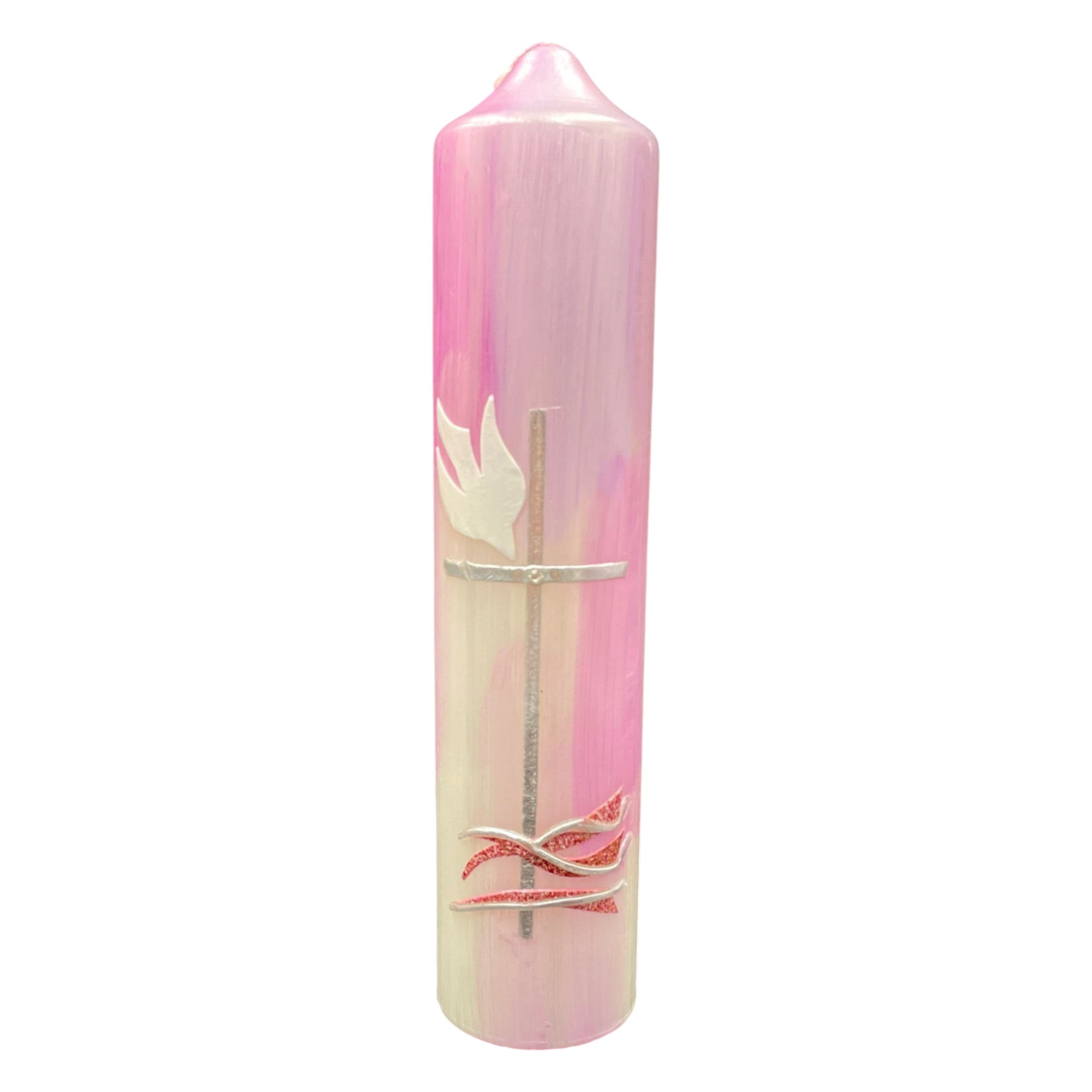 Candela Mensa Rosa Bassorilievo Battesimo