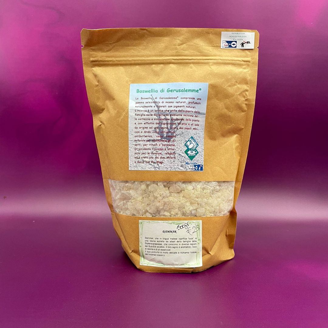 Incenso Grani Piccoli Profumato Dammar in Confezione 500 Grammi