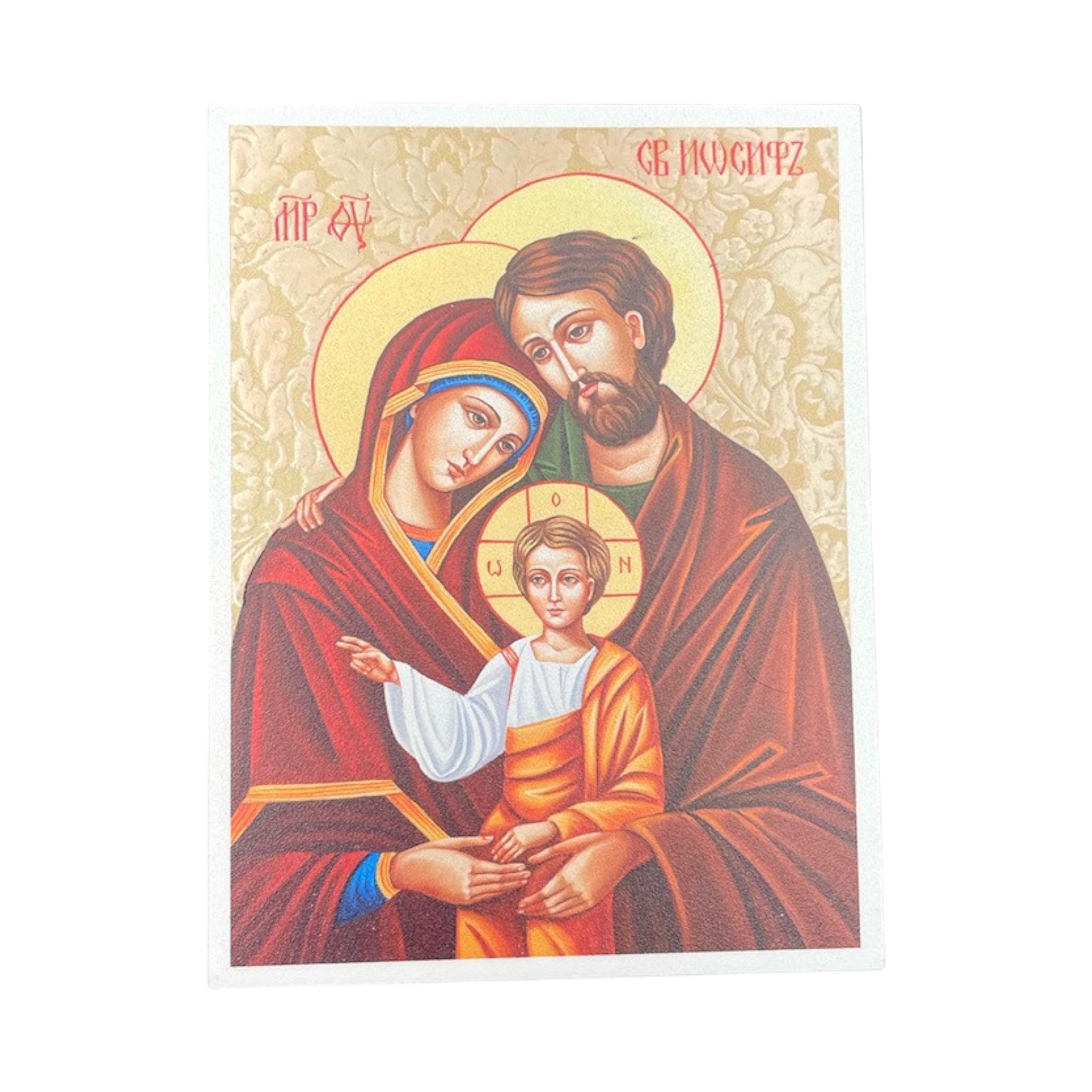 Quadretto Sacra Famiglia in legno