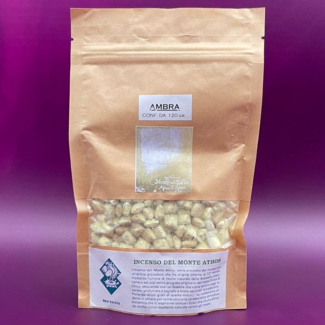 Incenso Grani Profumazione Ambra Confezione 120 Grammi