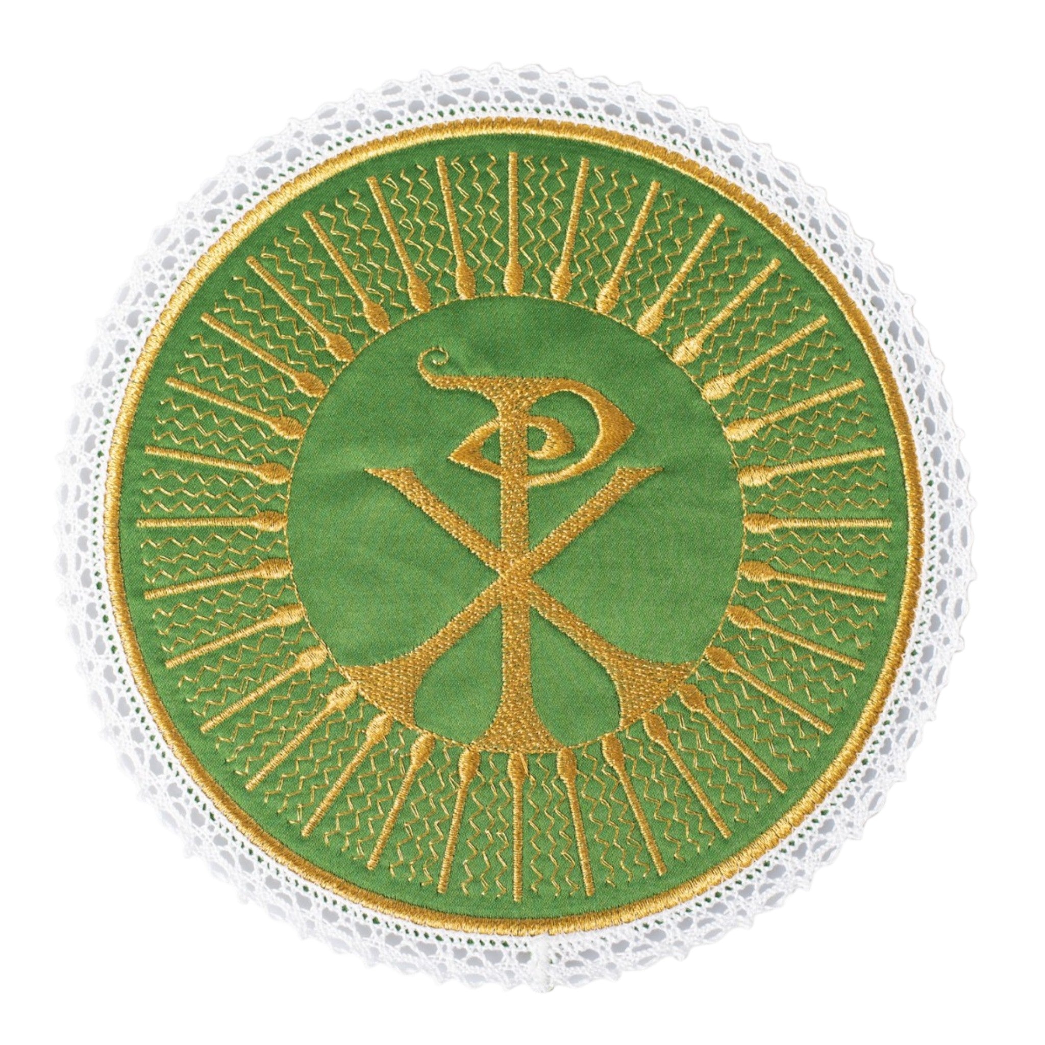 Palla Copri Calice Rotonda Verde