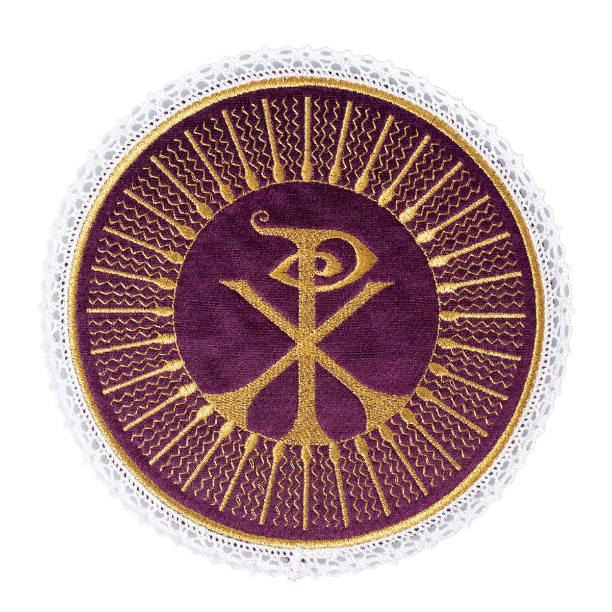 Palla Copri Calice Rotonda Viola