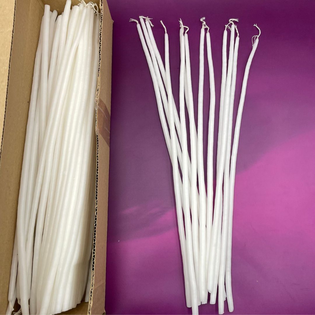 Candelini Benedizione Non Gocciolanti ( scatola 100 pezzi ) Candelora