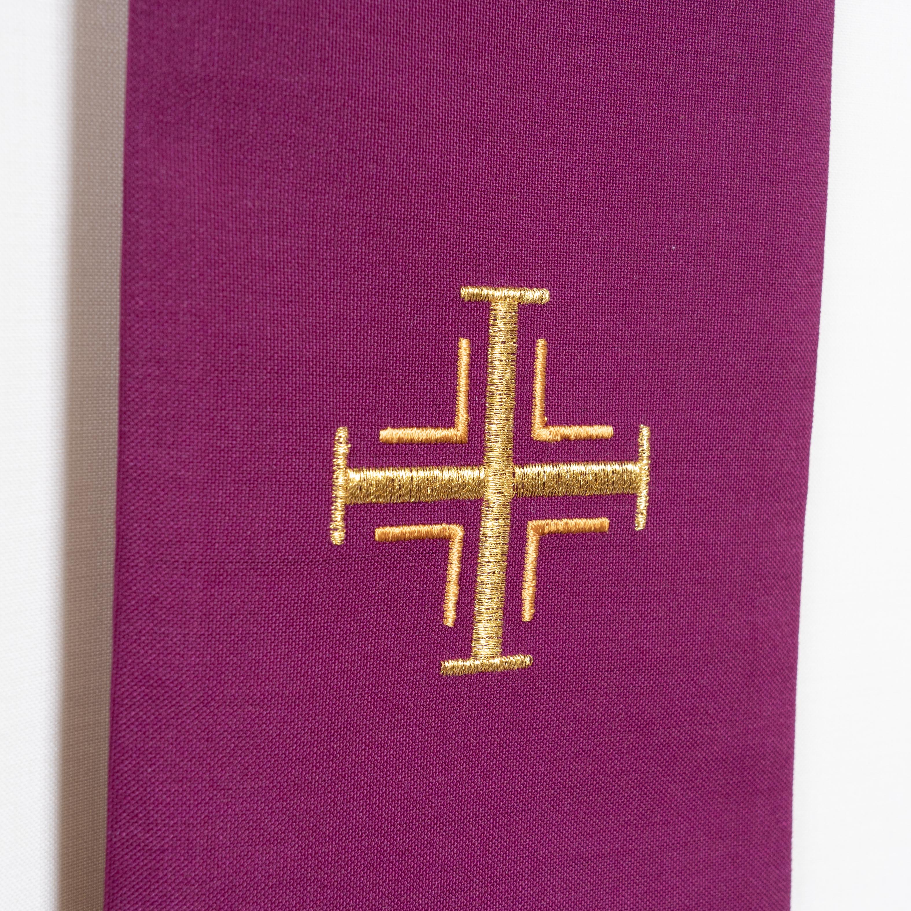 Casula Sacerdotale Spiga e Uva in Oro (Colori Liturgici, Morello e Rosa Disponibili)