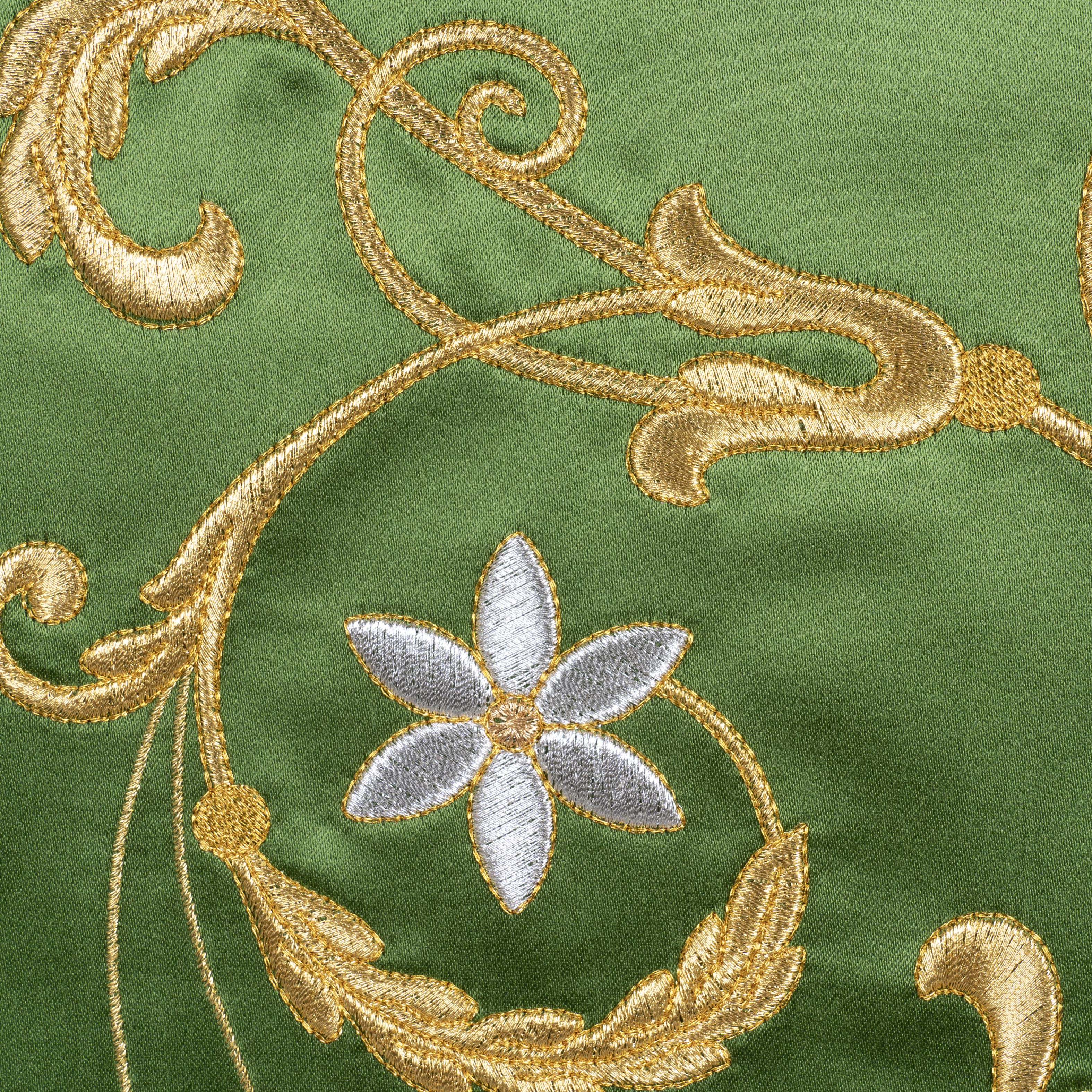 Casula da Sacerdote Lana con Stolone Ricamato Oro (Colori Liturgici Disponibili)