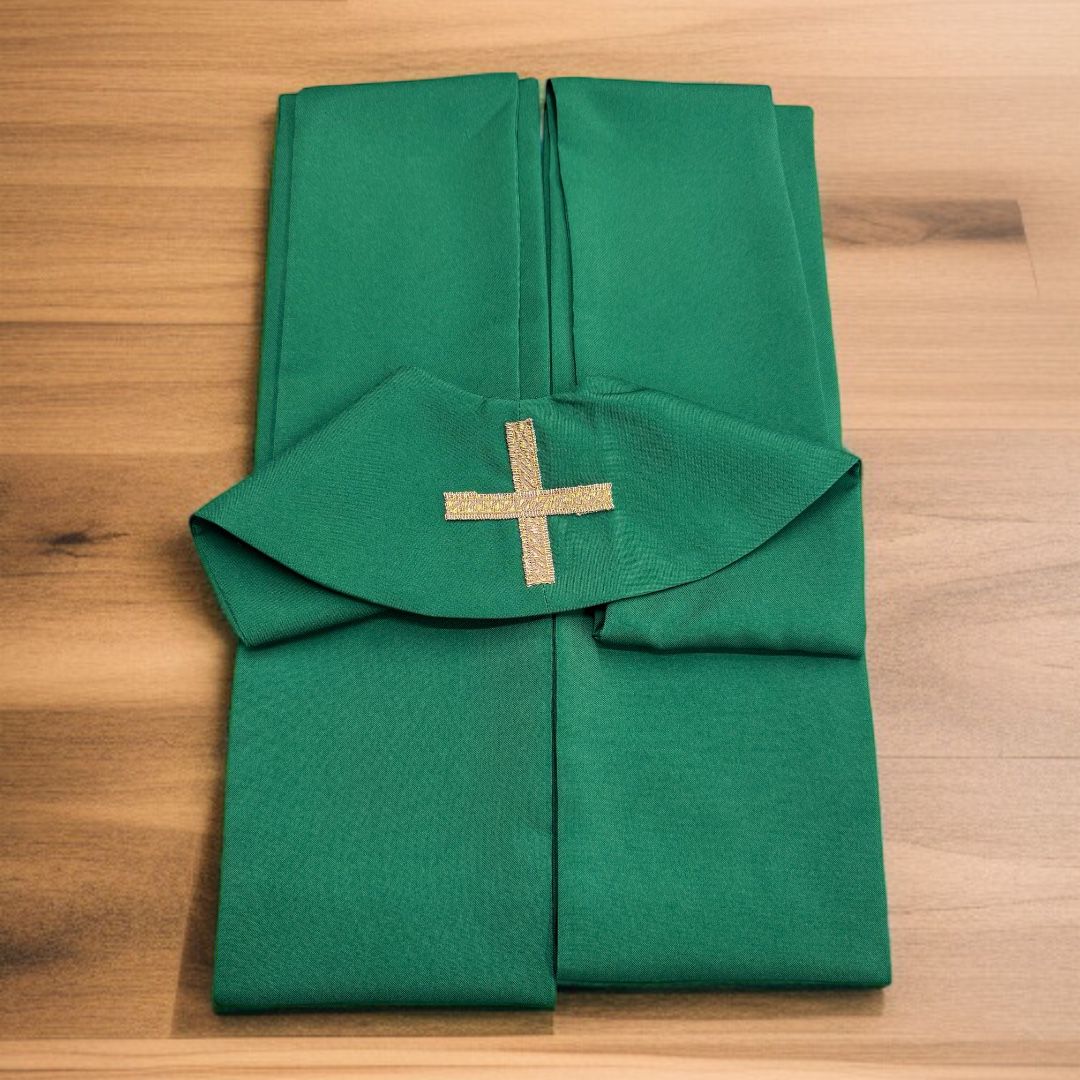 Casula Super Leggera con Stampa Croce a Raggi (Colori Liturgici Disponibili)