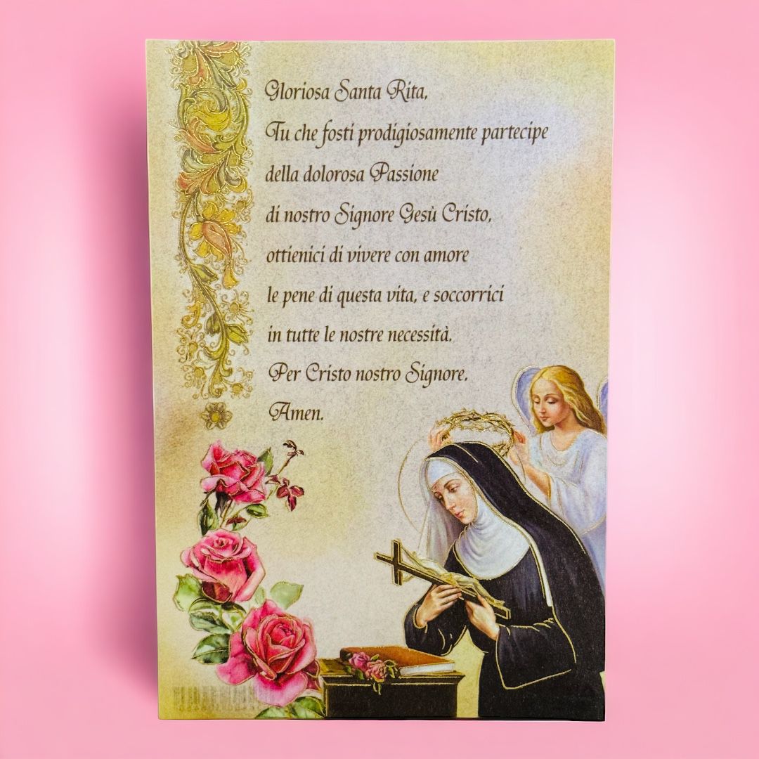 Immagine con Preghiera Santa Rita