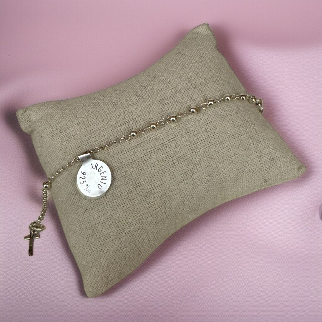 Bracciale Decina in Argento con Croce