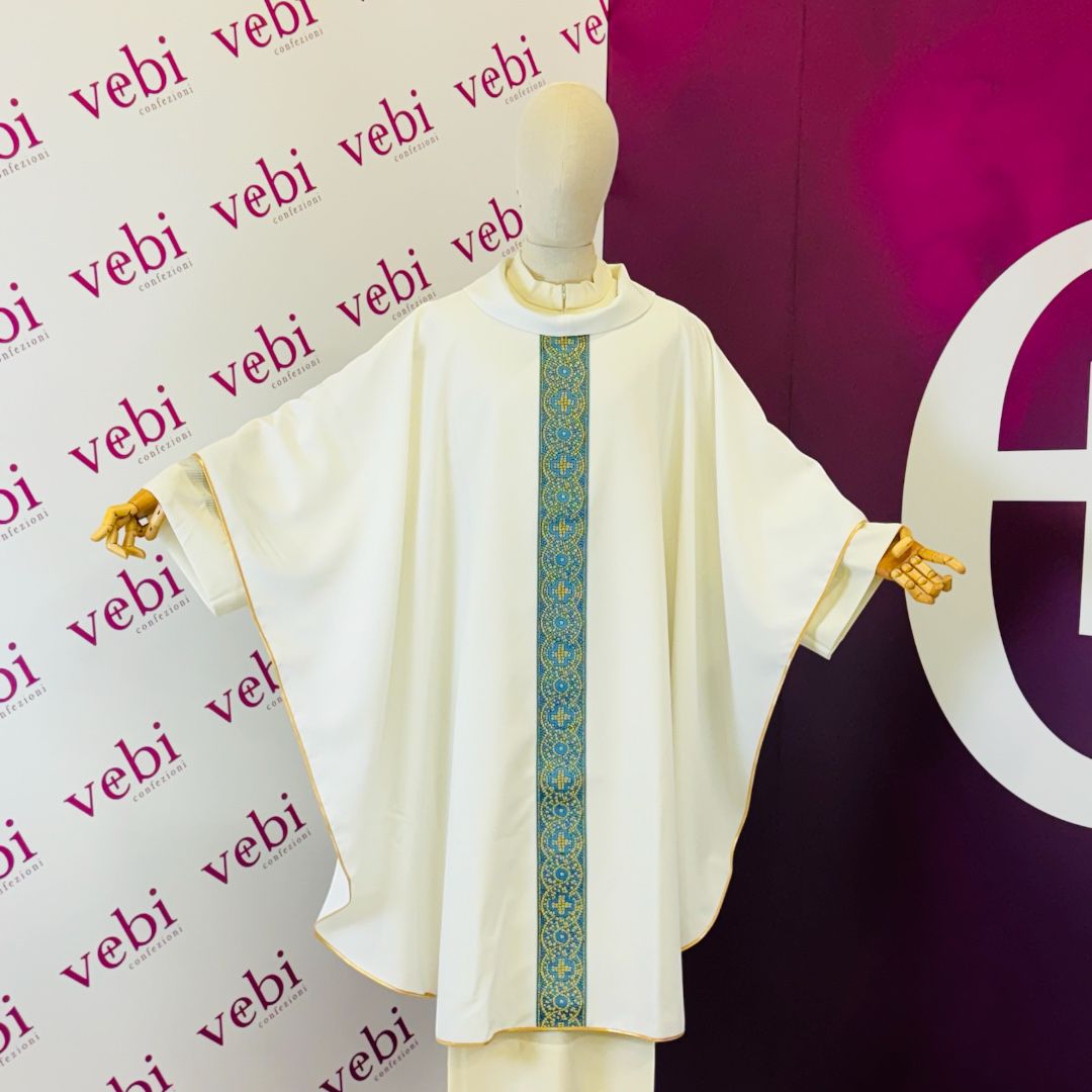 Casula Mariana con Gallone Mosaico Italiano