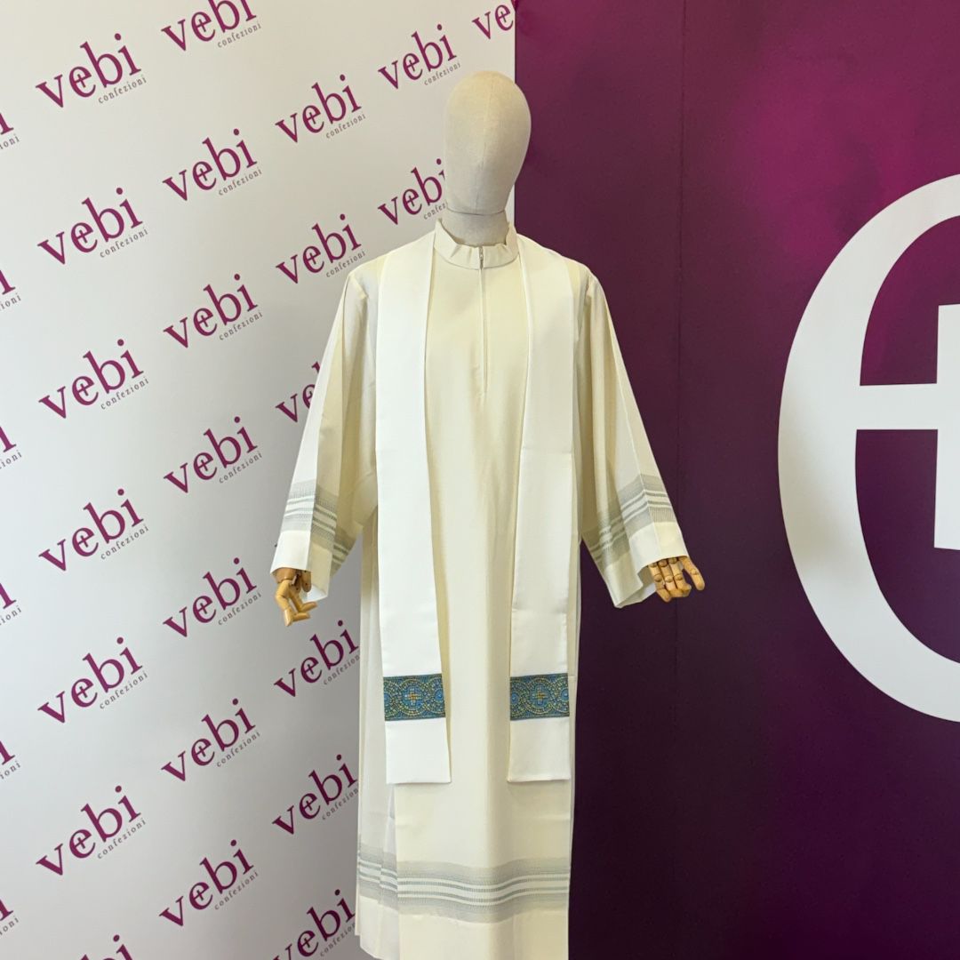 Casula Mariana con Gallone Mosaico Italiano