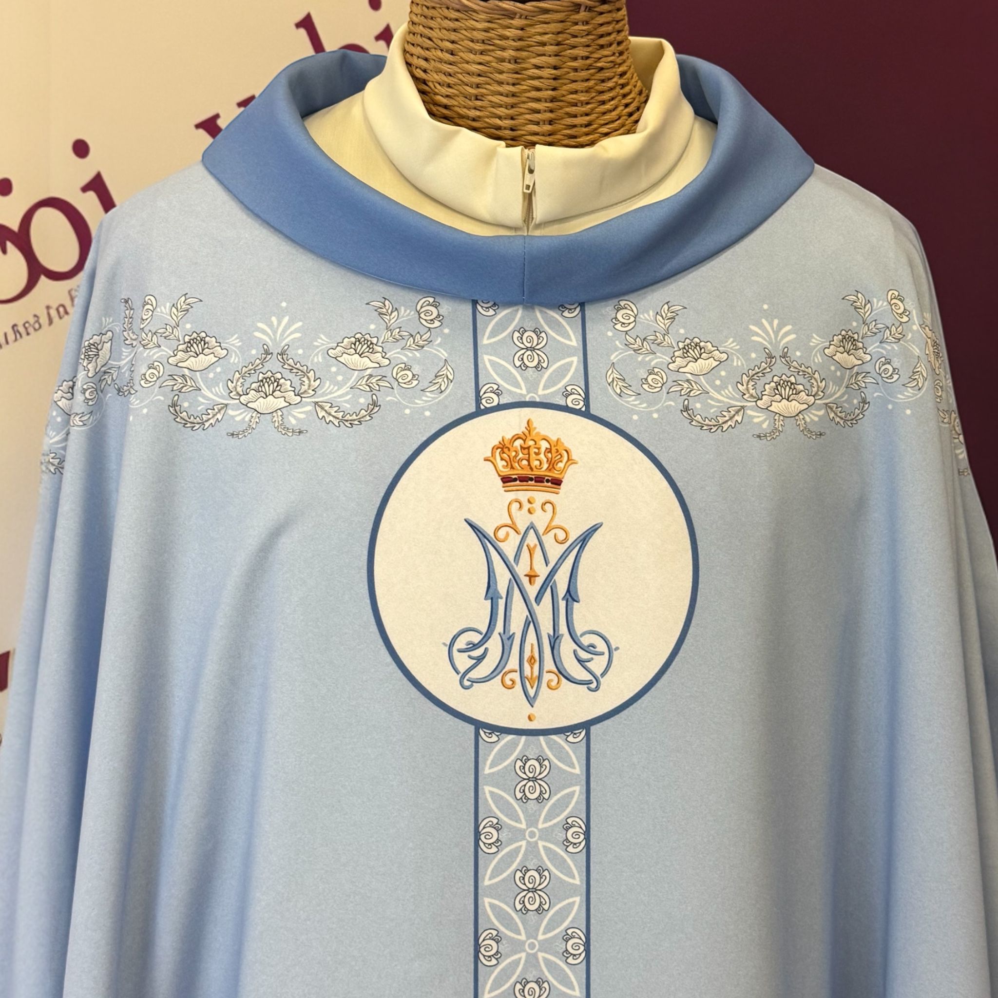 Casula Mariana Stampata con Monogramma Centrale