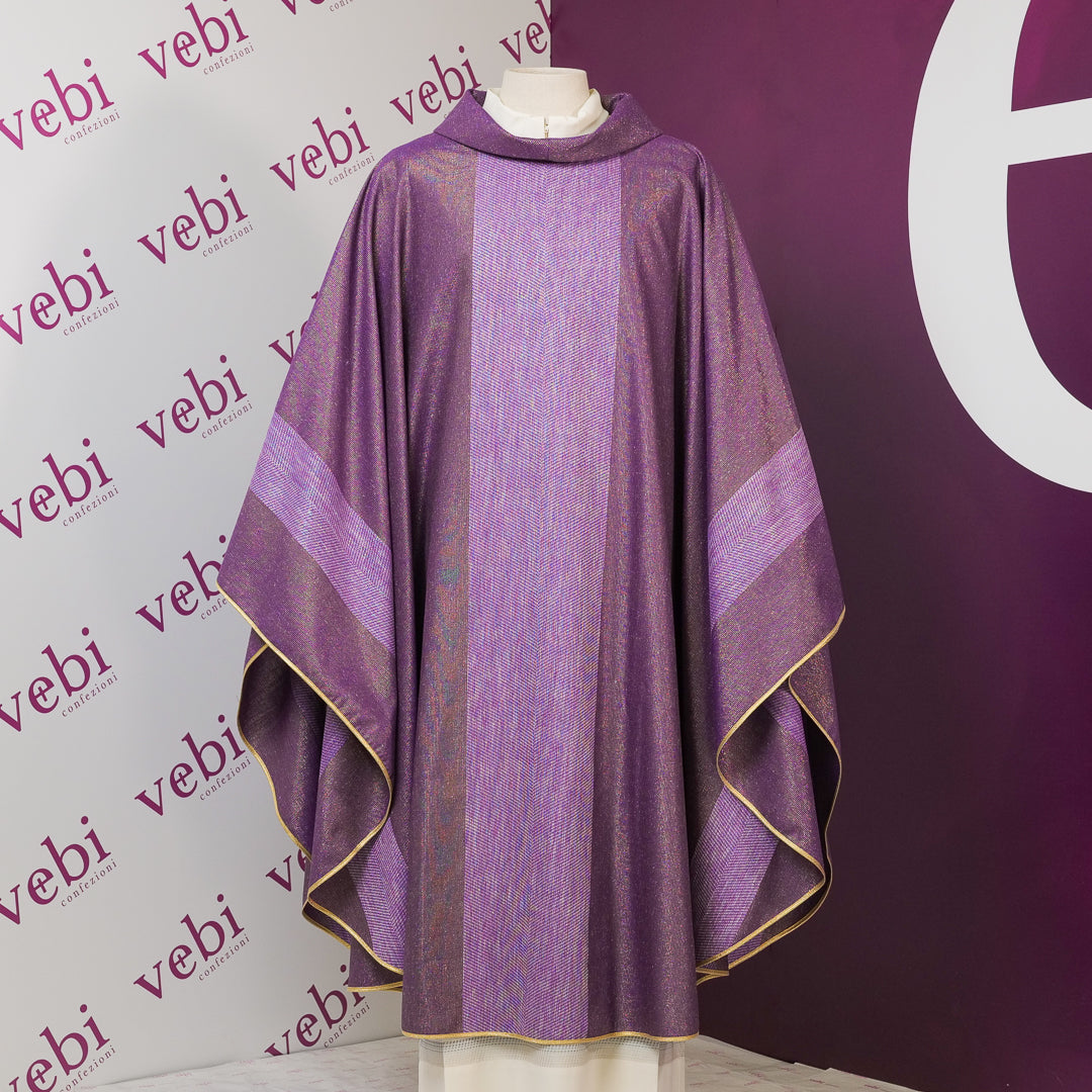 Casula Sacerdotale Lana Seta Lurex (Colori Liturgici Disponibili)