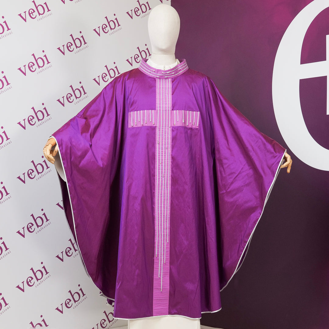 Casula Collo Coreana Stolone TAU (Colori Liturgici Disponibili)