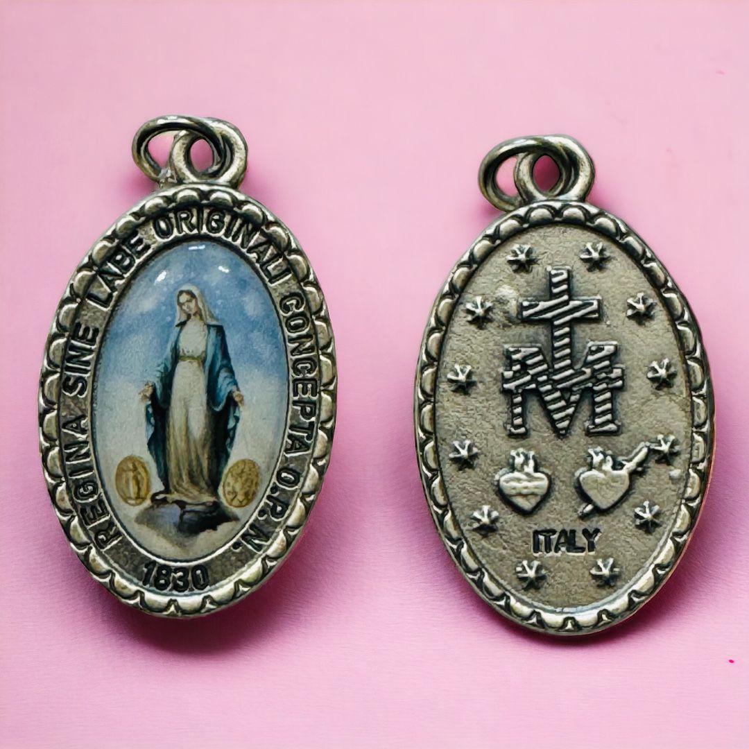 Medaglia Madonna Miracolosa h. 3 cm