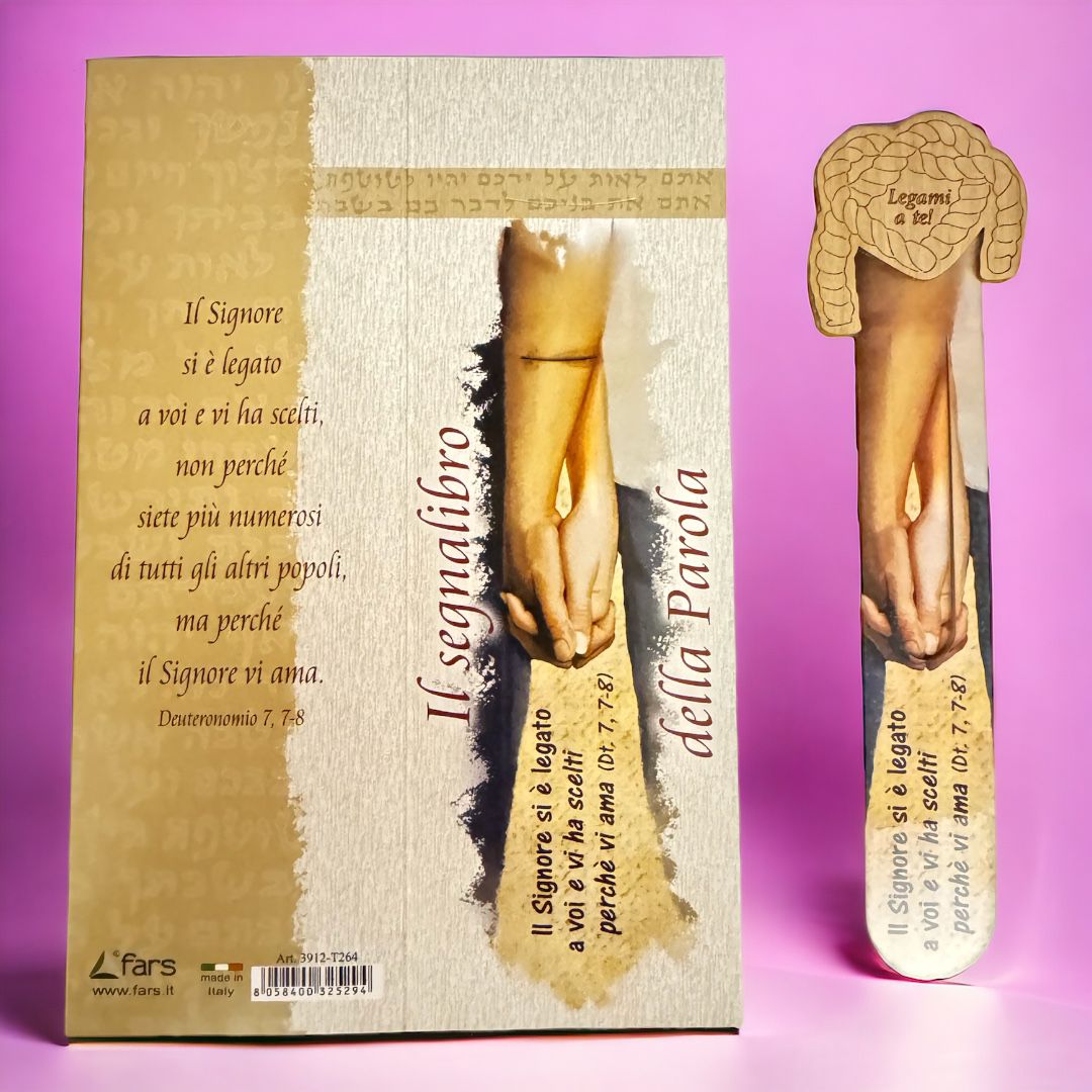 Segnalibro della Parola con Applicazione in Legno