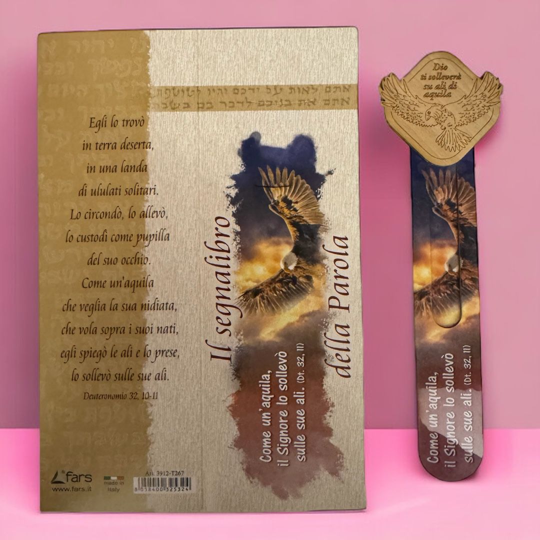 Segnalibro della Parola "Dio ti Solleverà su Ali di Aquila"