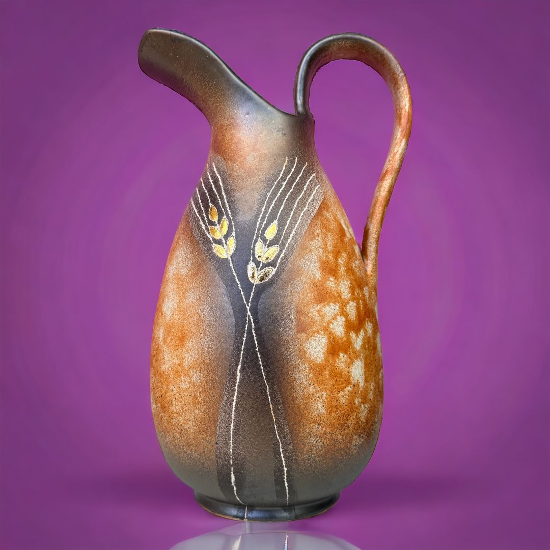 Brocca in Ceramica Pompei Dipinta a Mano h. 25 cm