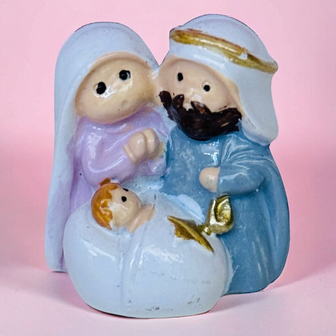 Mini Natività Dipinta a Mano h. 4 cm