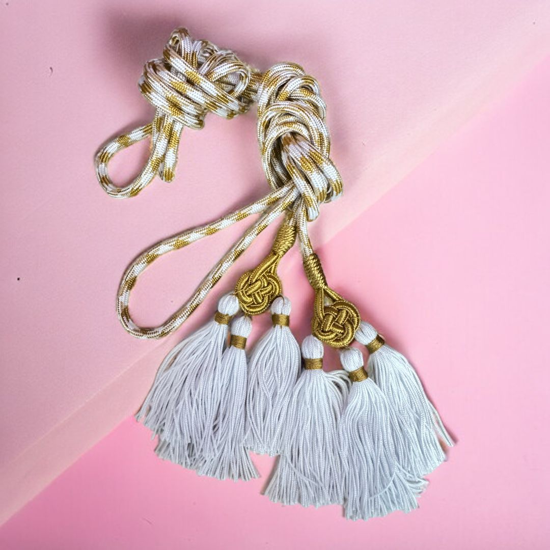 Cingolo Sacerdotale a Medaglia Ryon/Lurex Colore Misto Oro (Colori Liturgici Disponibili)