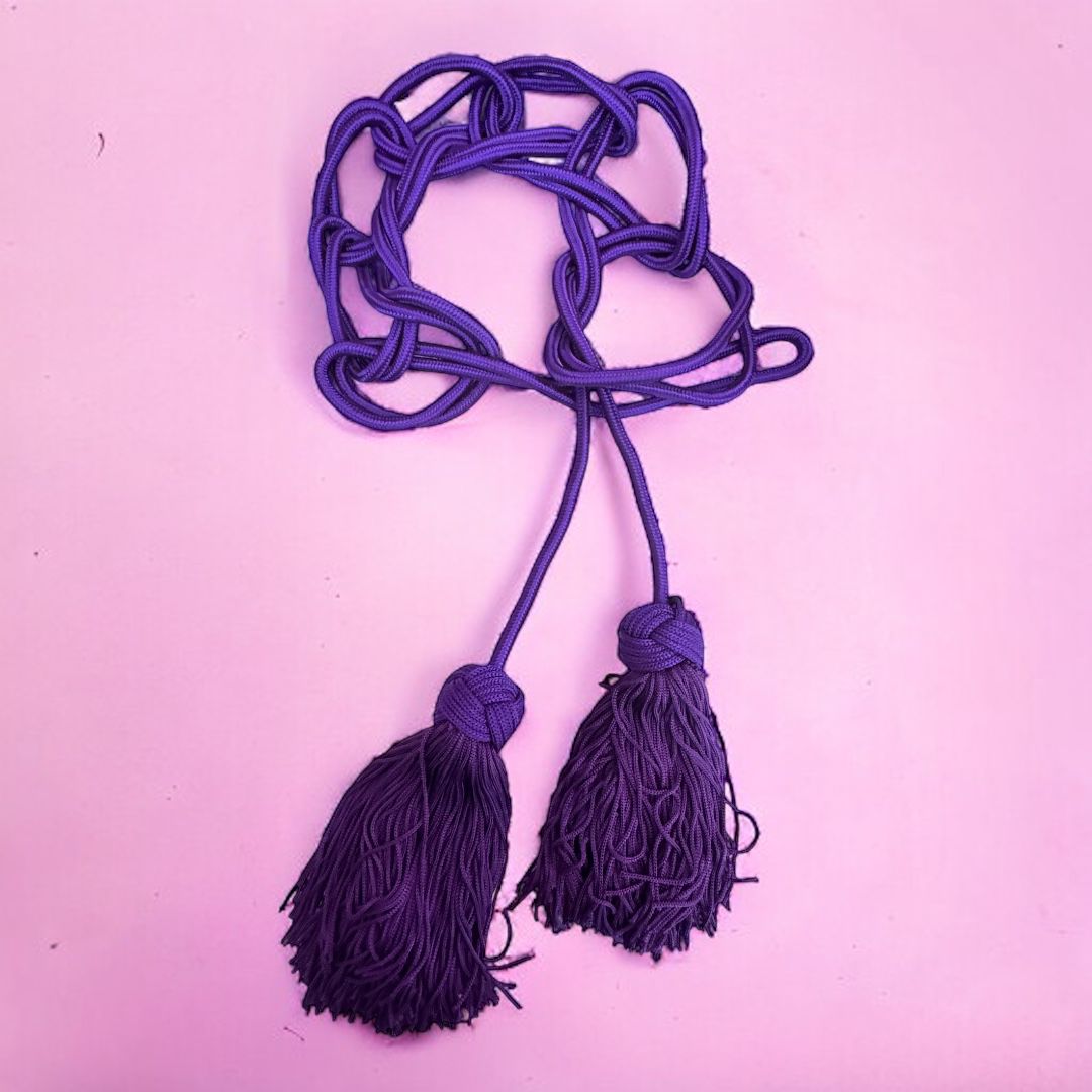 Cingolo Sacerdotale con Nodo Salomone (Viola e Celeste)