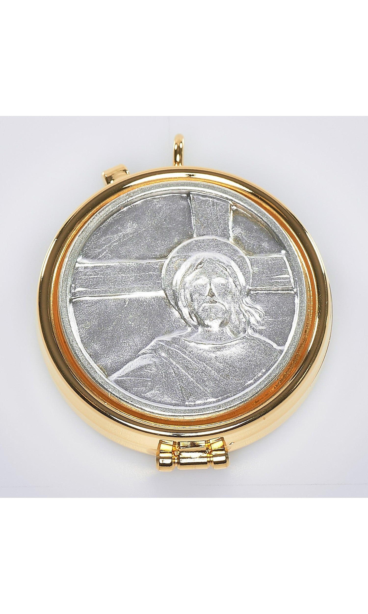 Teca placca peltro Ecce Homo
