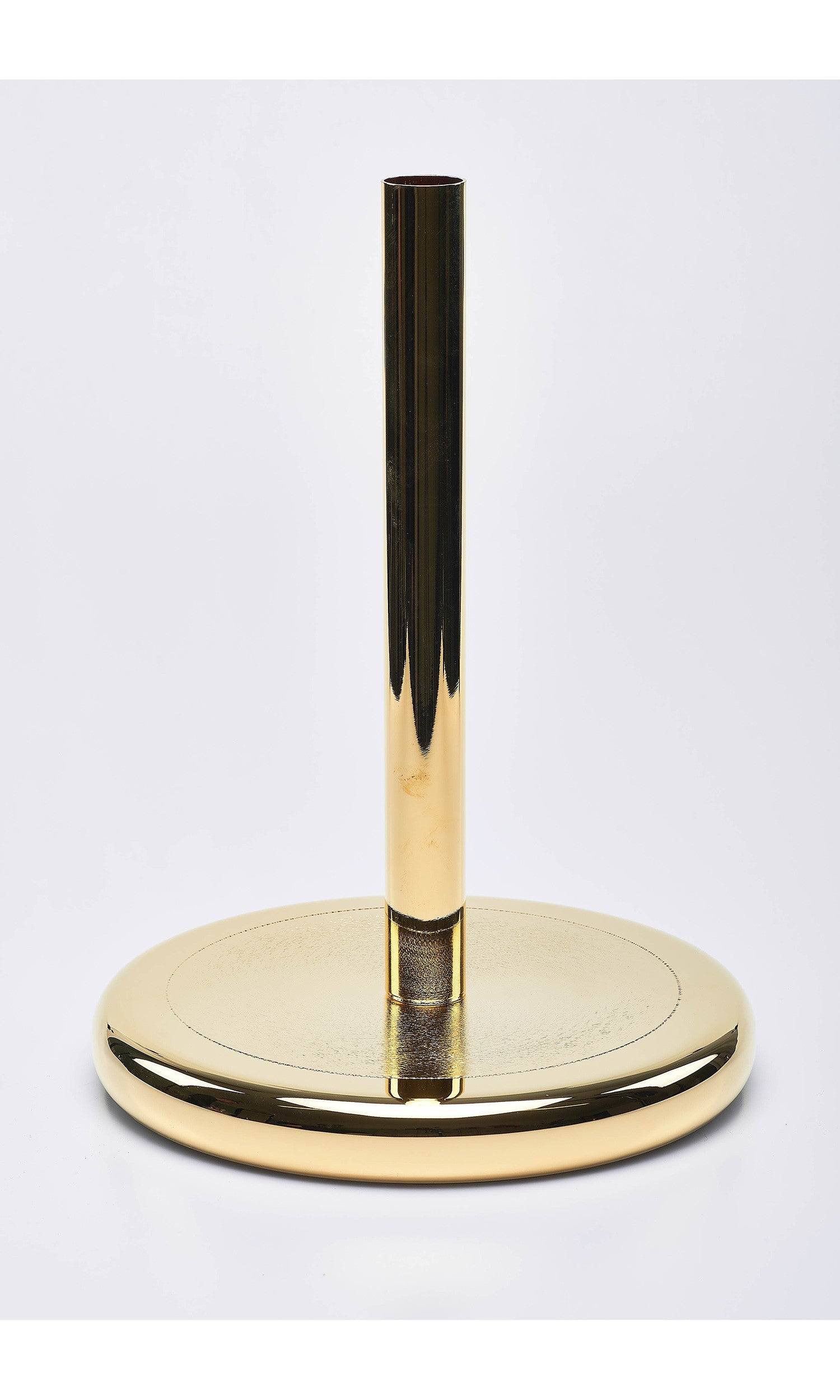 Base astile in ottone dorato