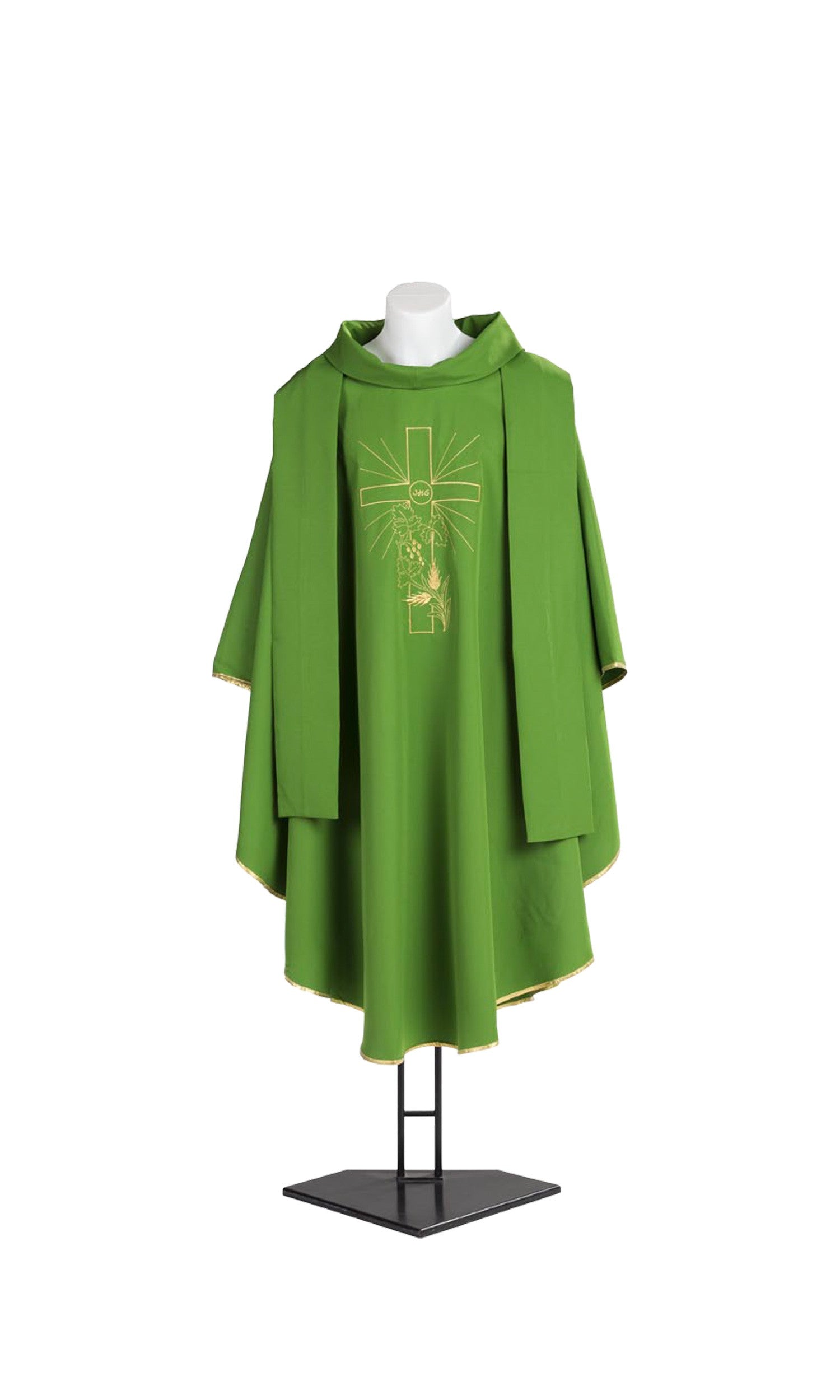 Casula con Croce Oro (Colori Liturgici Disponibili)
