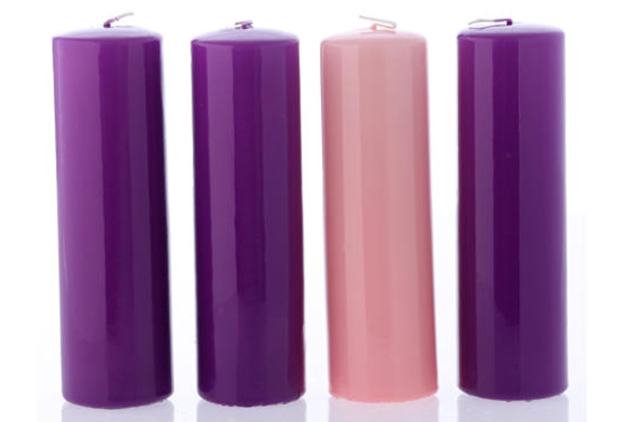 Kit candele lucide per l'Avvento 6x20 cm