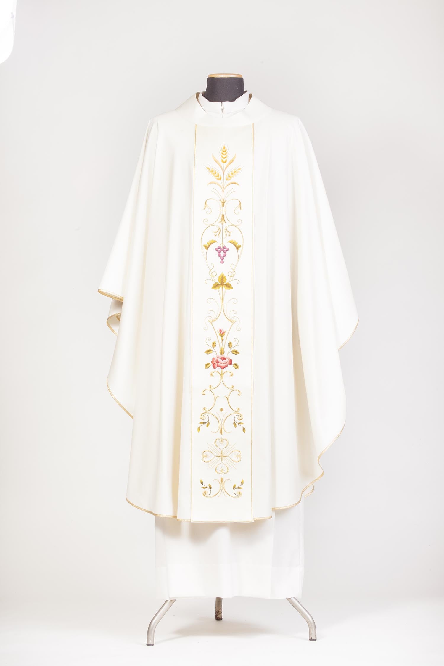 Casula Stolone in Pura Lana (Colori Liturgici Disponibili)