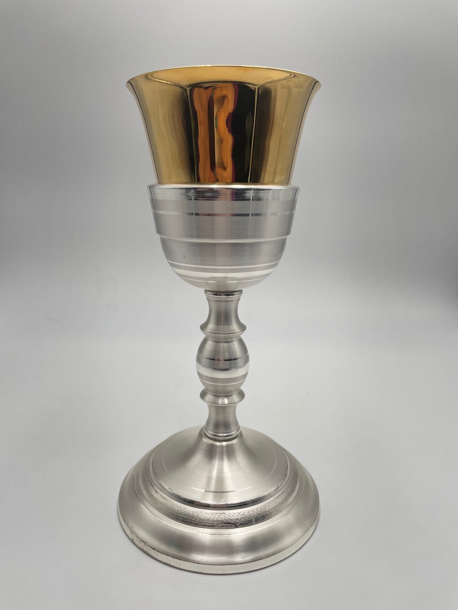 Calice argentato satinato