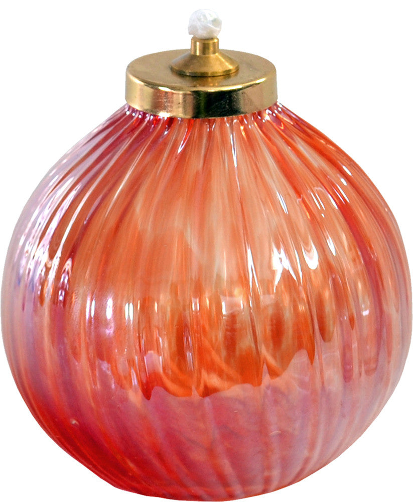 Lampada in vetro piccola per cera liquida (Altezza cm. 9x 8,5)
