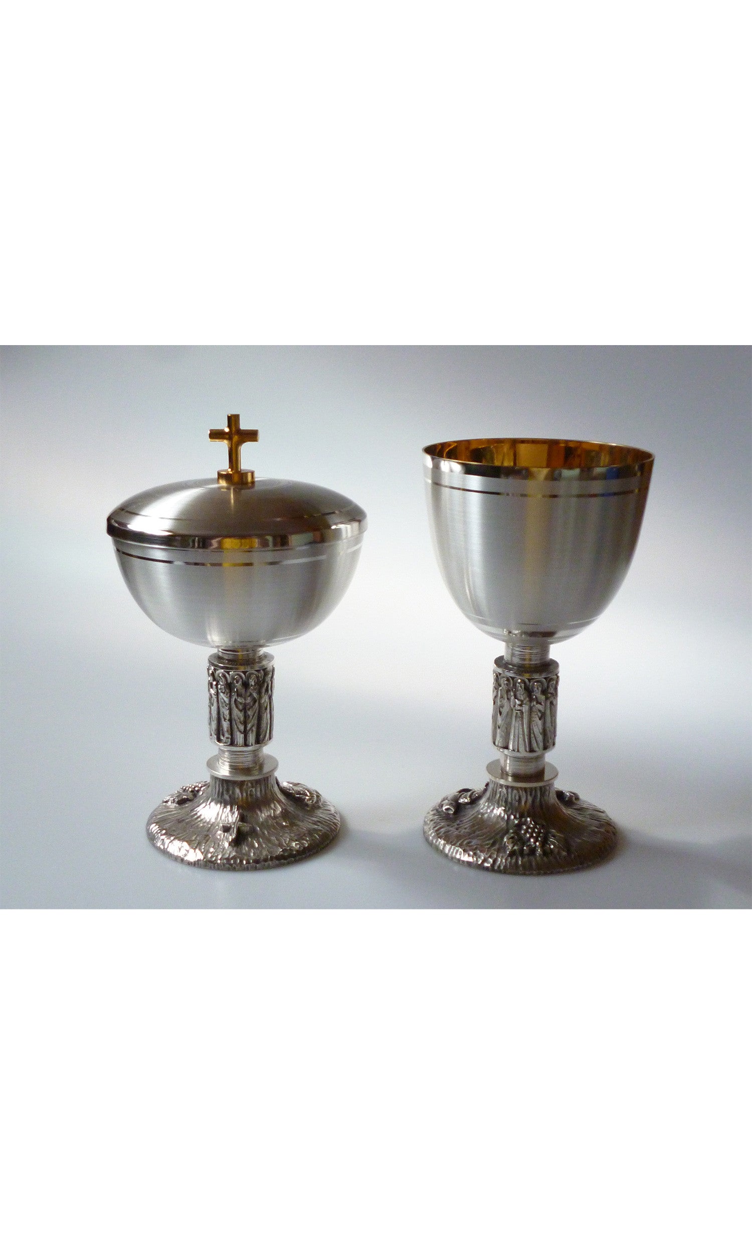 Calice in Ottone Argentato altezza 15 cm