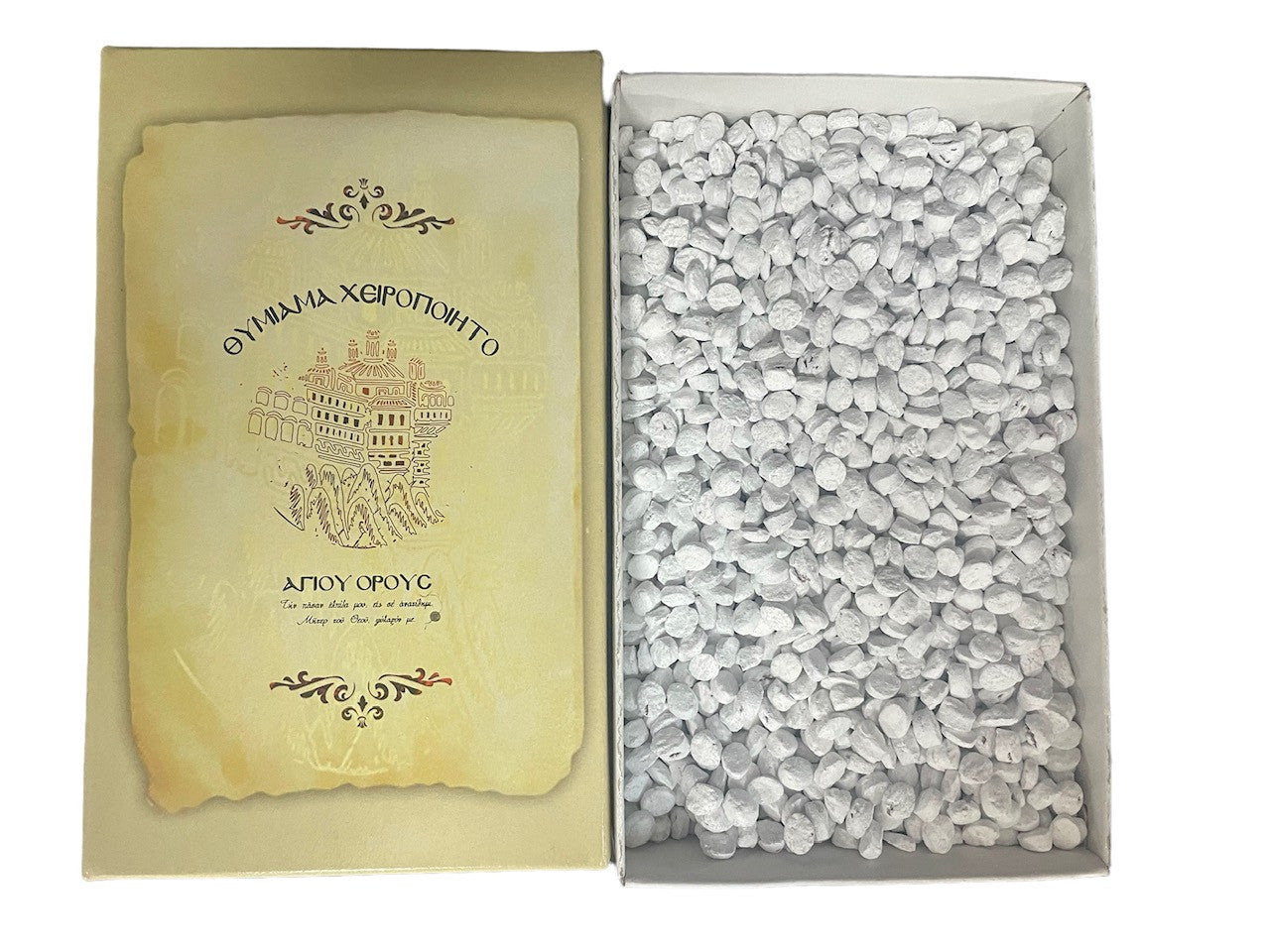 Incenso in Grani Greco Bizantino 500 Grammi (prodotto naturale realizzato a mano, atossico non rovina il turibolo)