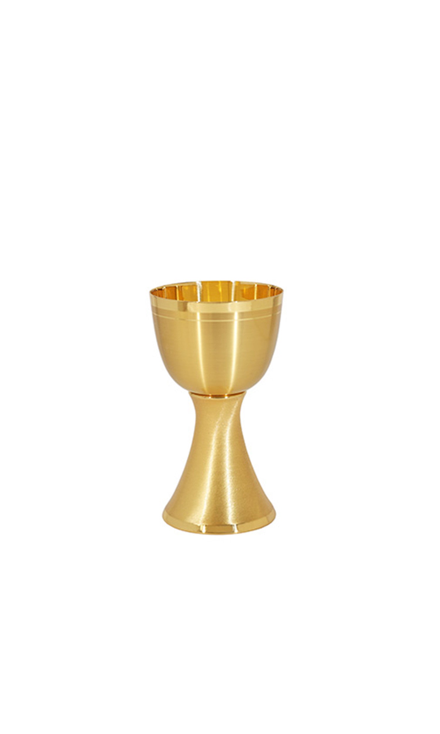 Calice Design Moderno in Ottone in colore Oro con finitura satinata