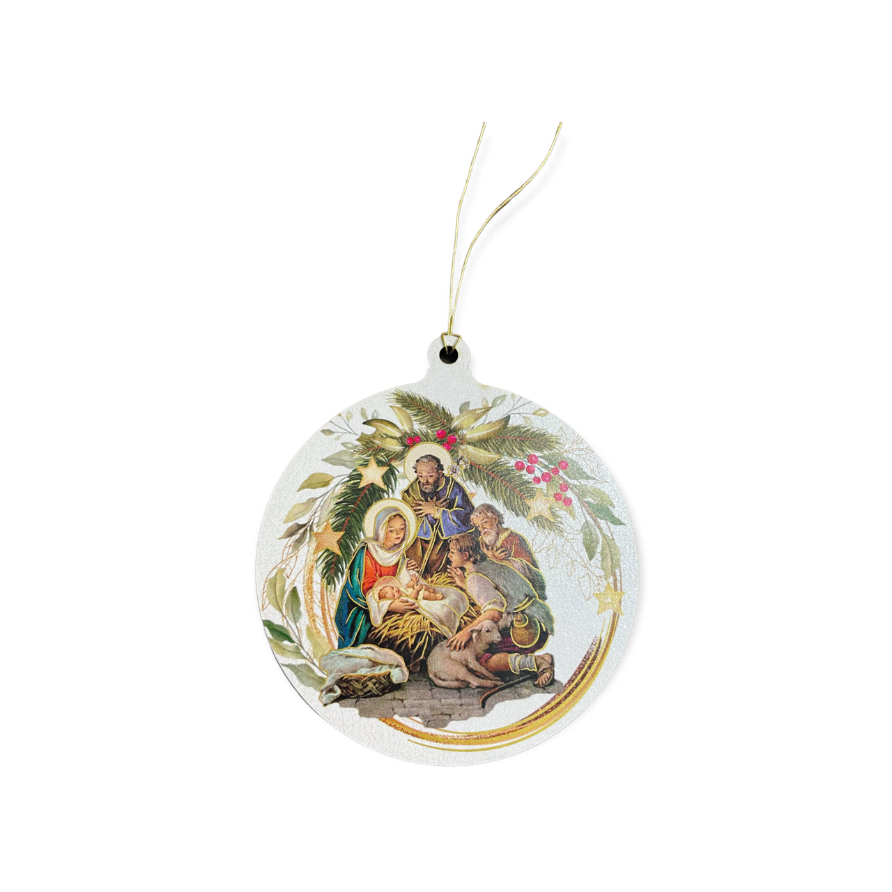 Decorazione per Albero di Natale con Natività