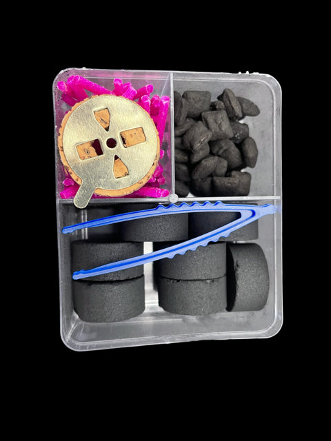 Kit carboncini e incenso nero 20 gr.