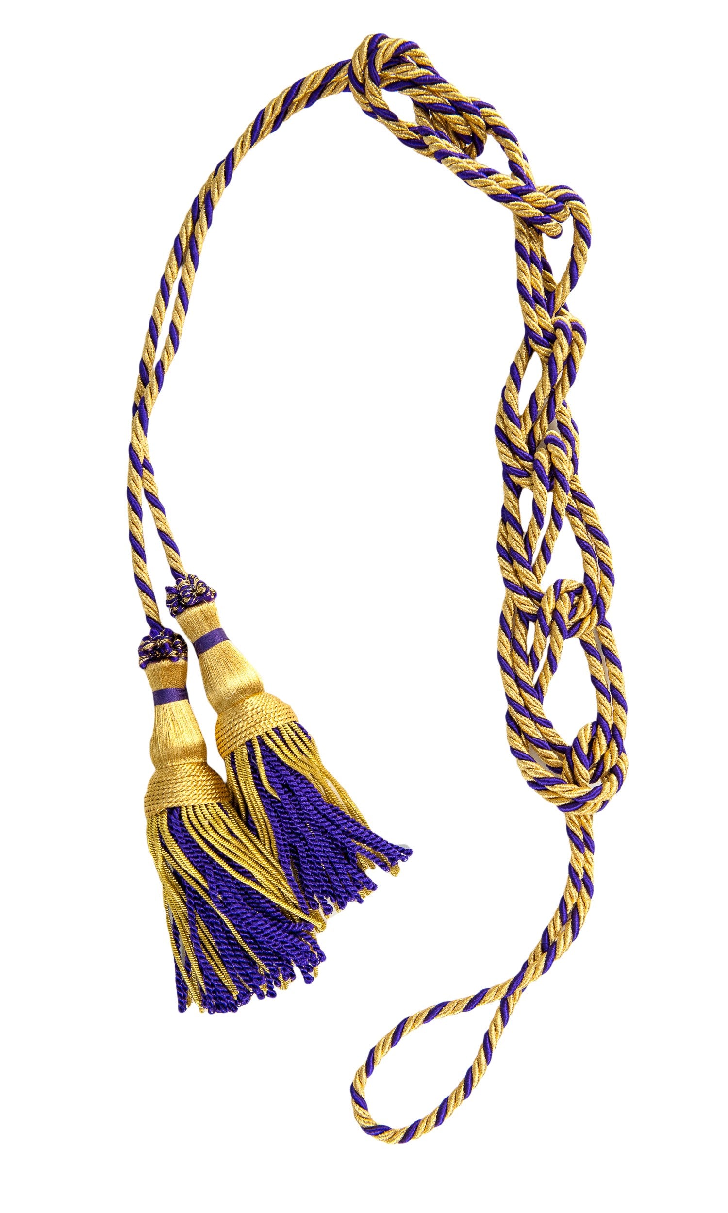 Cingolo sacerdotale viola e oro