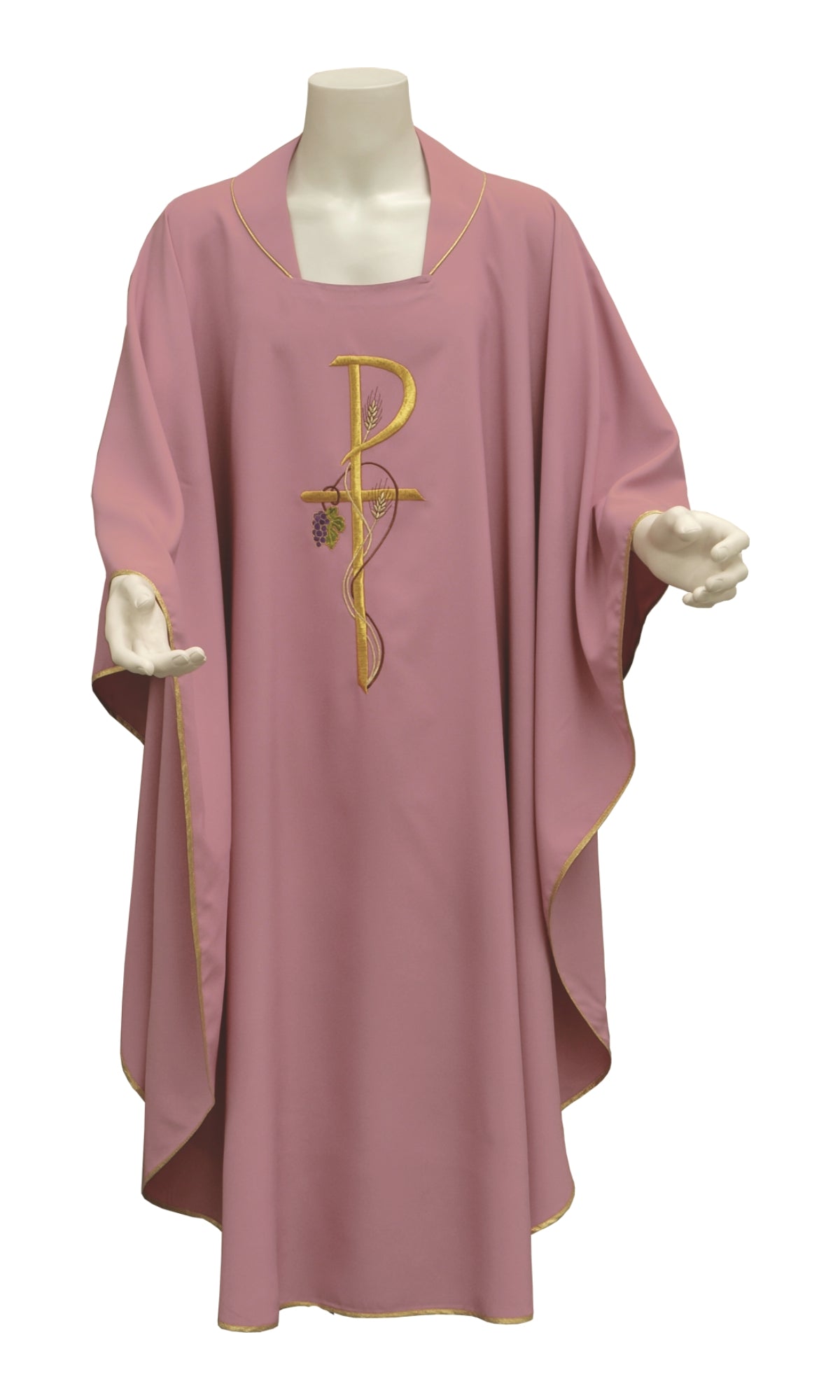 Casula con Ricamo Spiga e Uva (Colori Liturgici Disponibili)