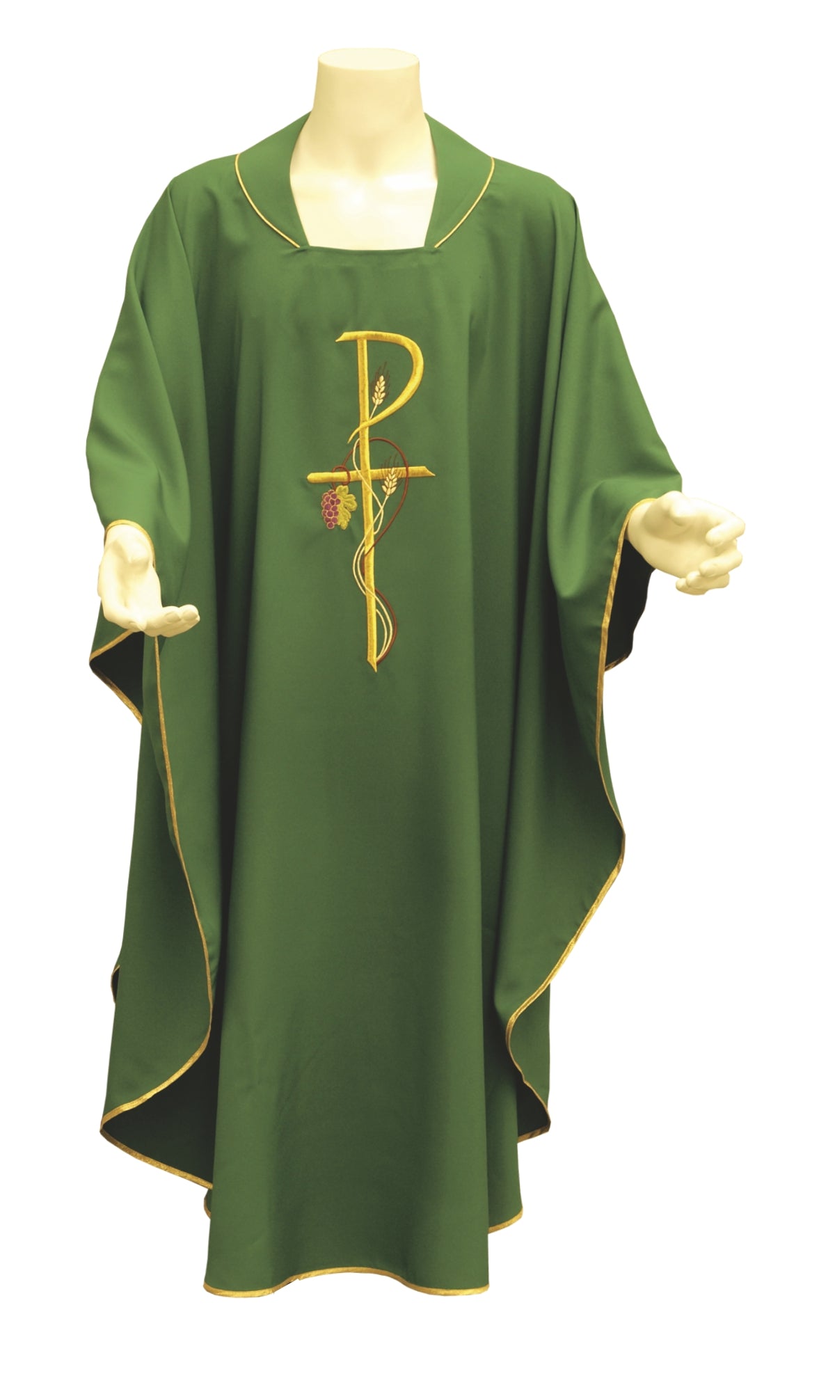 Casula con Ricamo Spiga e Uva (Colori Liturgici Disponibili)
