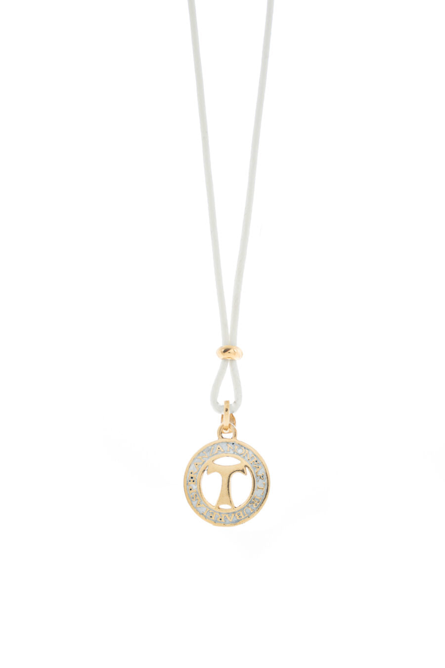Collana serie Numisma con ciondolo Tau in argento