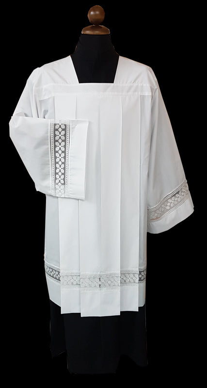 Cotta Sacerdotale Liturgica Tramezzo 4 Pieghe