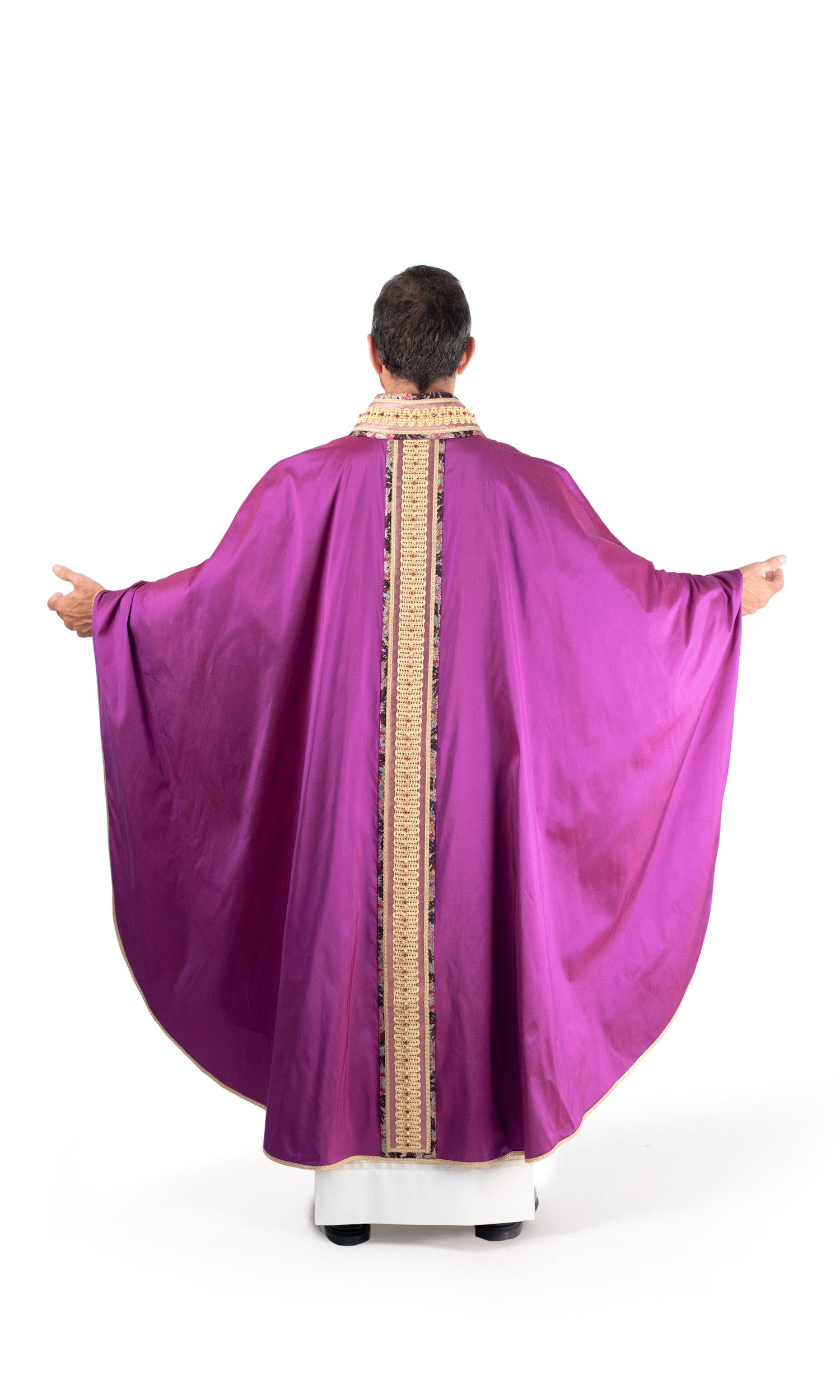 Casula morello in seta LINEA PREMIERE