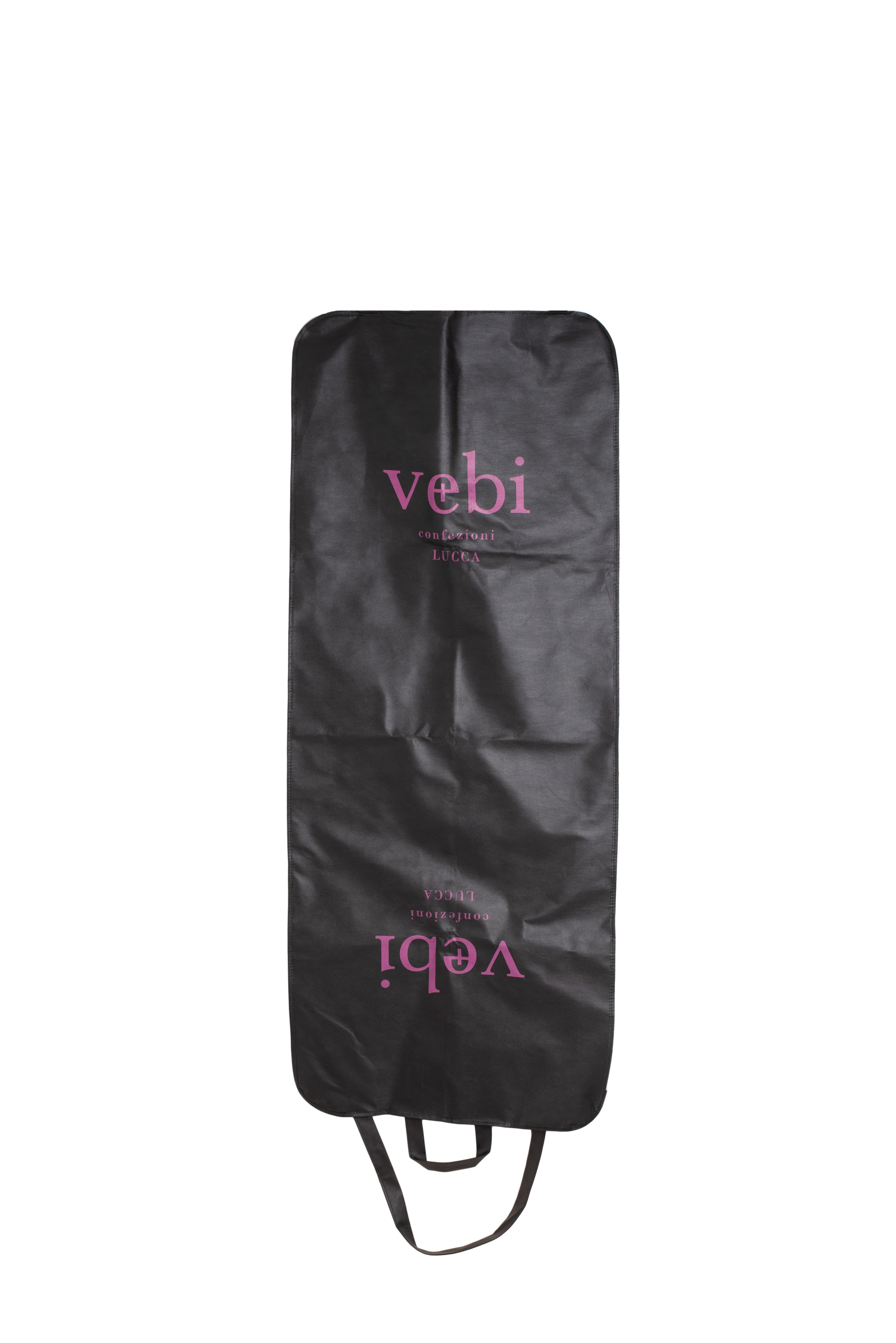 Fodera Porta Abiti o Porta Casula Nera Logo VEBI