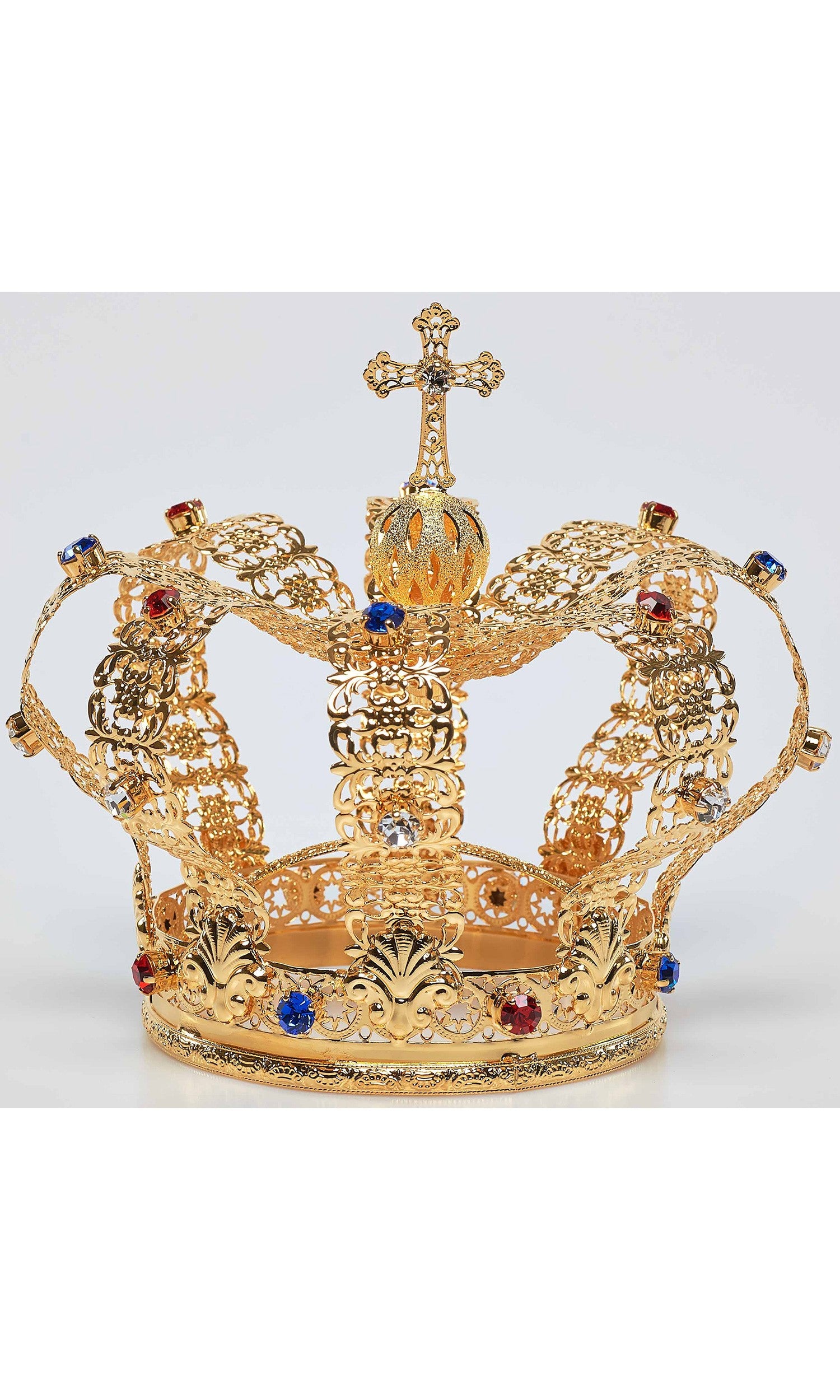 Corona imperiale per statue religiose 15 cm