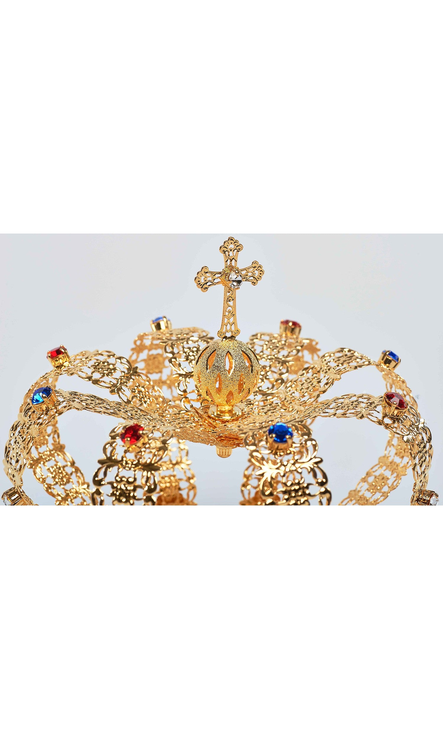 Corona imperiale per statue religiose 15 cm- Vebi Confezioni