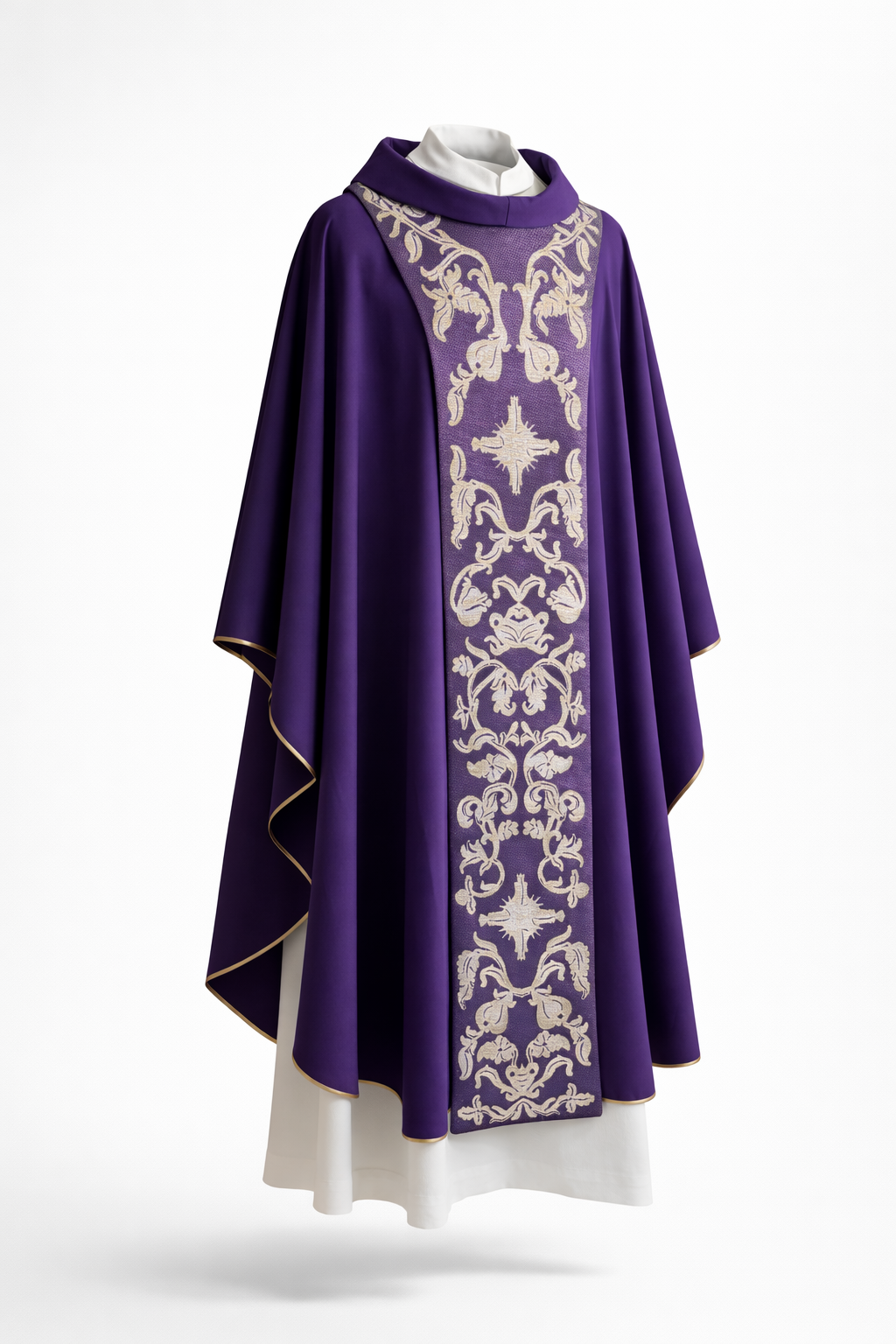 Casula liturgica viola con pallio