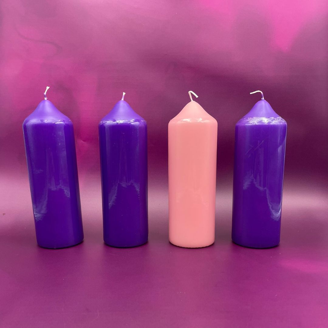 Casula Viola Leggera con Ricamo Croce e Spiga + Kit Avvento Omaggio