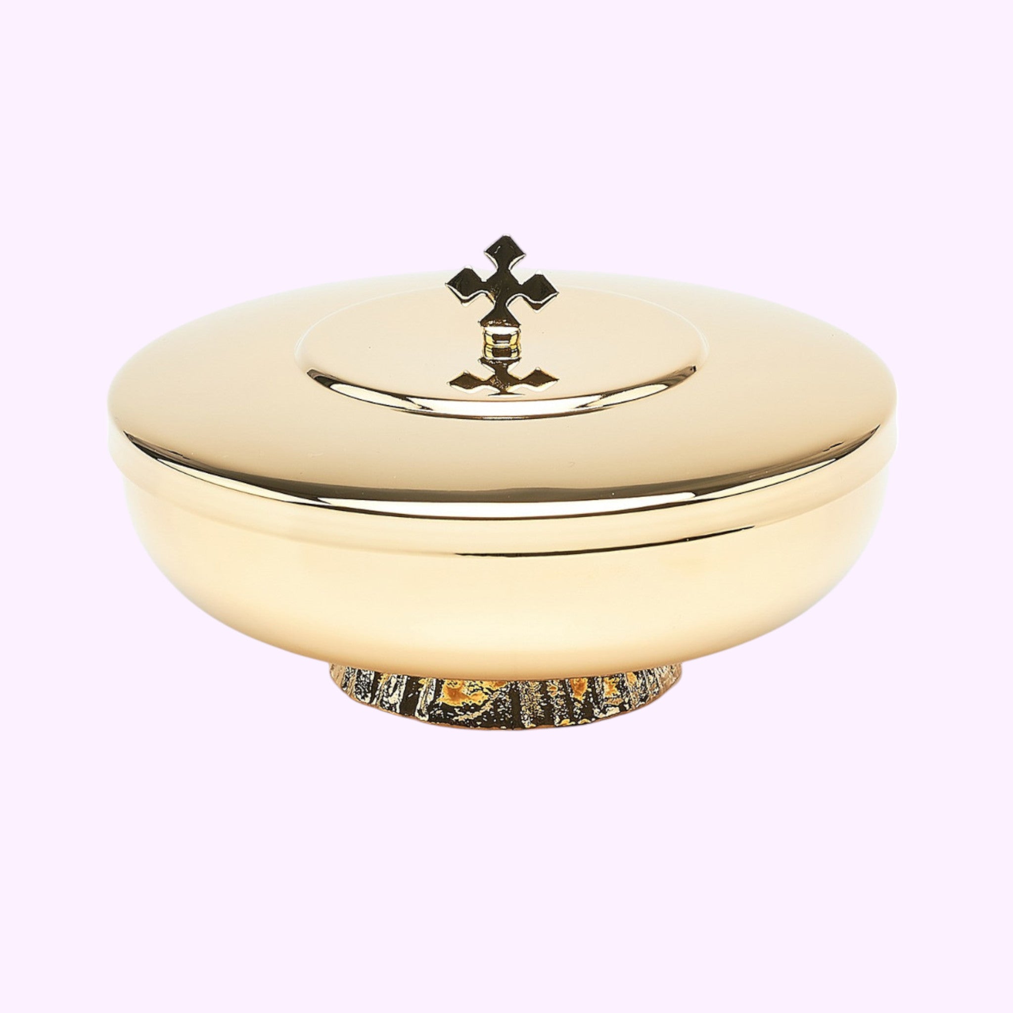 Pisside Bassa Ottone 14 cm