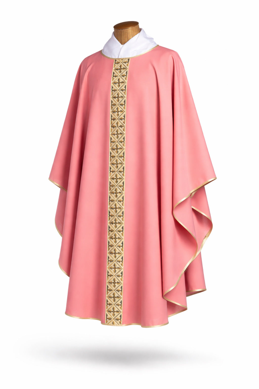 Casula Sacerdotale Stolone Oro e Nero (Colori Liturgici e Rosa Disponibile)